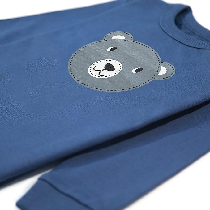 Real Basics Unisex Cotton Fleece Full Sleeve Track Suit for Boys & Girls - Image 2